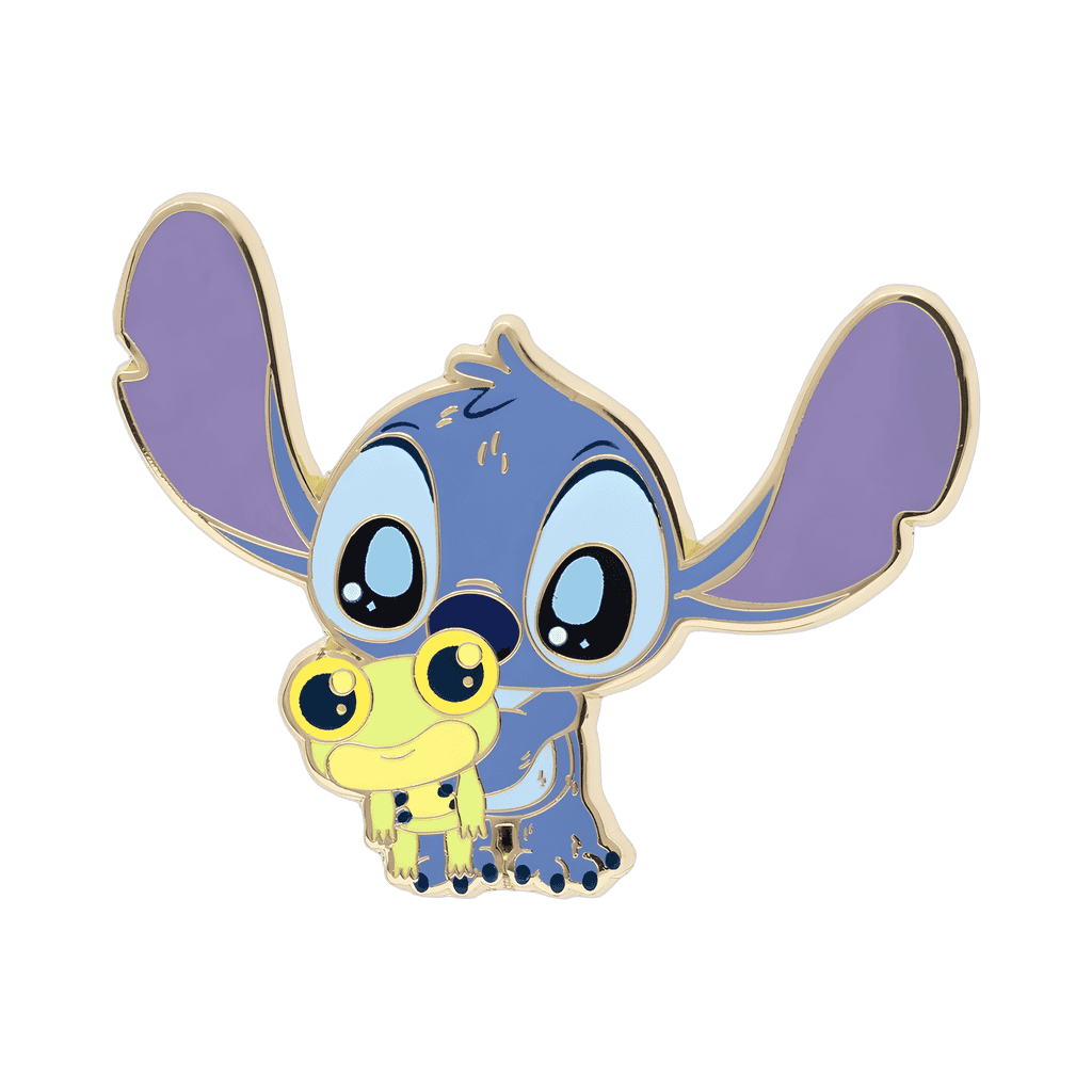 Stitch with Frog Disney pin