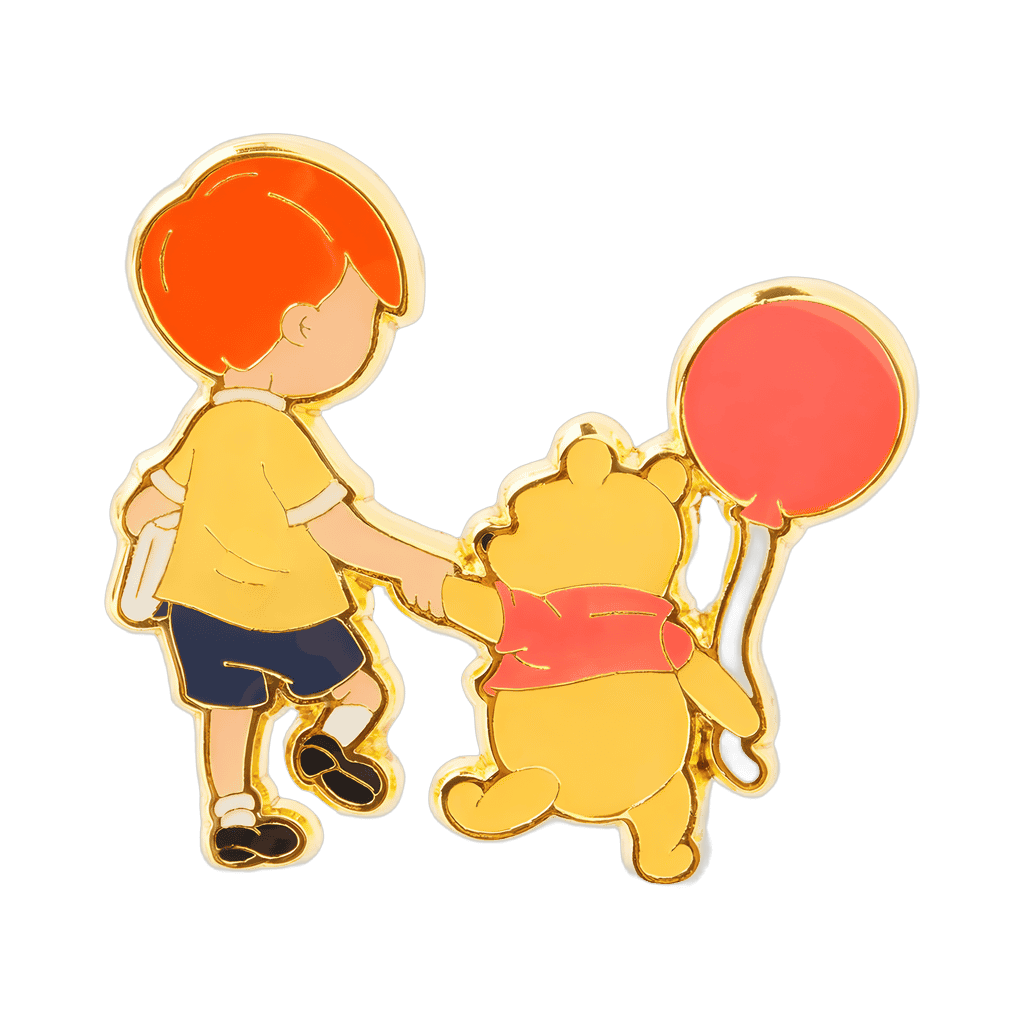 Winnie the Pooh and Christopher Robin with Balloon Disney pin