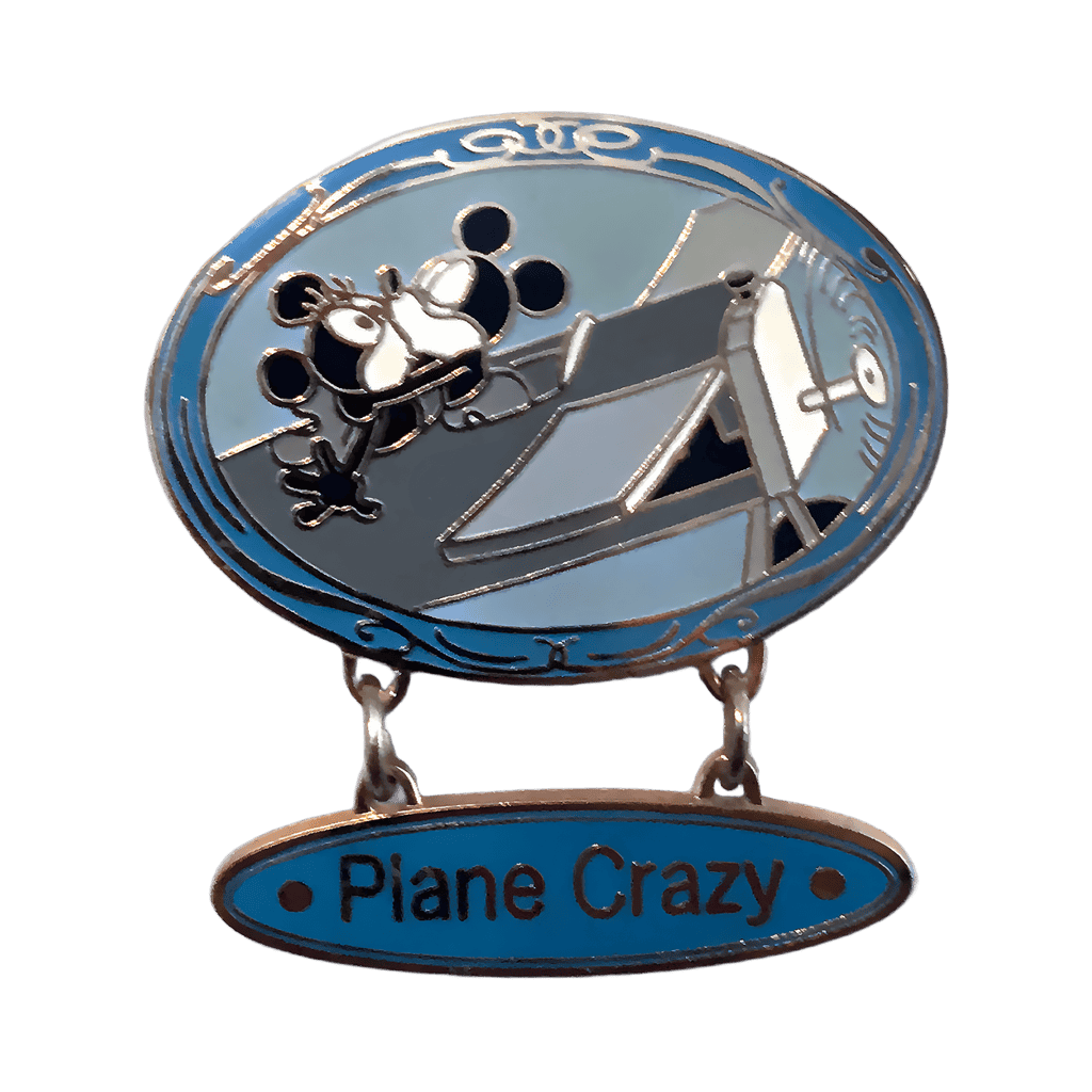 Plane Crazy Dangle Disney pin