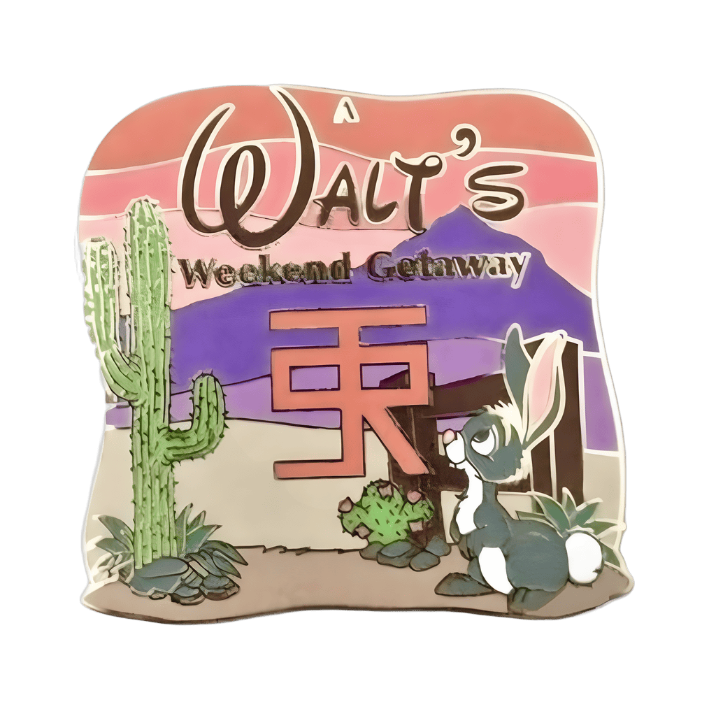 Walt’s Weekend Getaway - Smoke Tree Ranch - Rabbit Disney pin