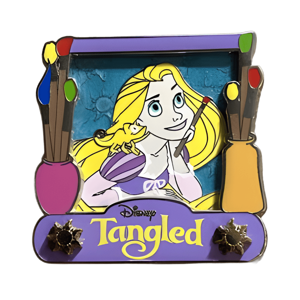 Variant 1 - Blue Border and Green Pascal Disney pin