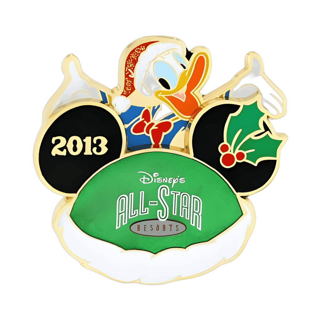 All-Star Resorts - Donald Duck Holiday Ears Disney pin