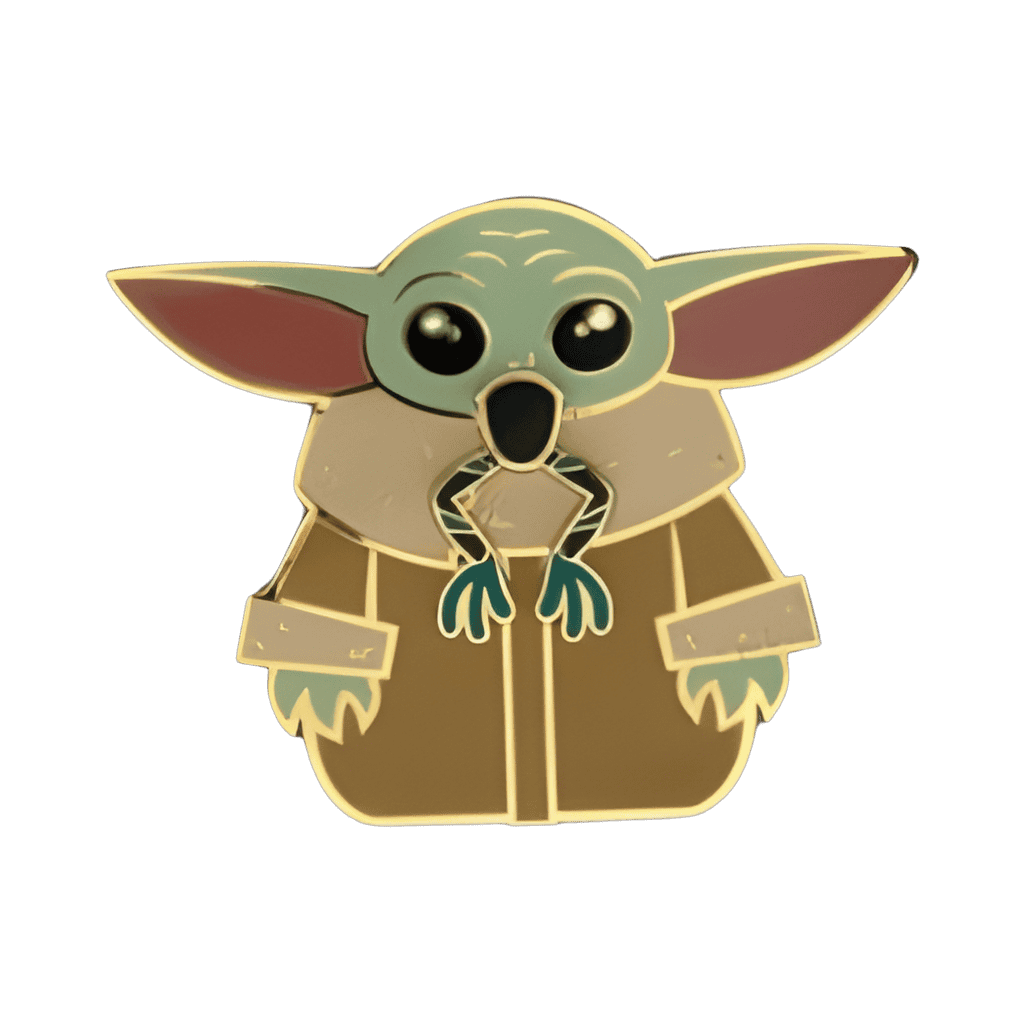 Mandalorian The Child Eating Frog Disney pin