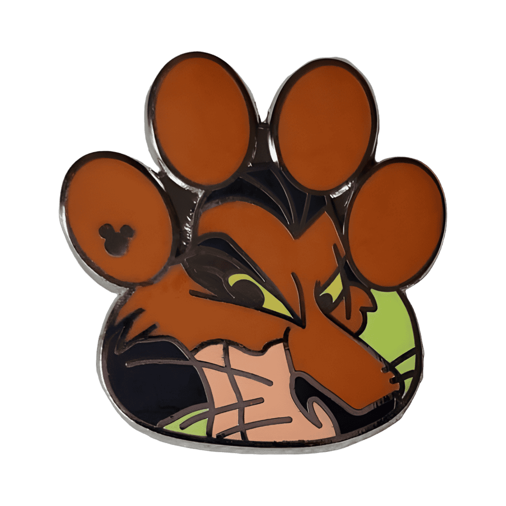 Scar in a Paw Print Disney pin