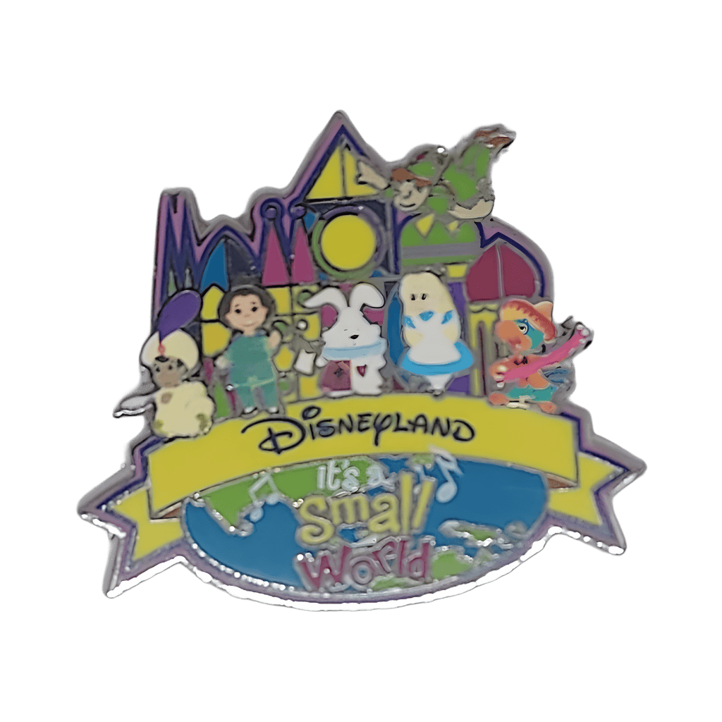 Disneyland it's a small world with Character Logos Disney pin