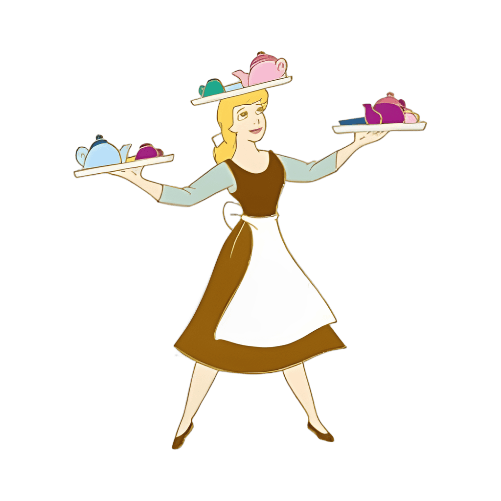 Cinderella with Tea Trays Disney pin