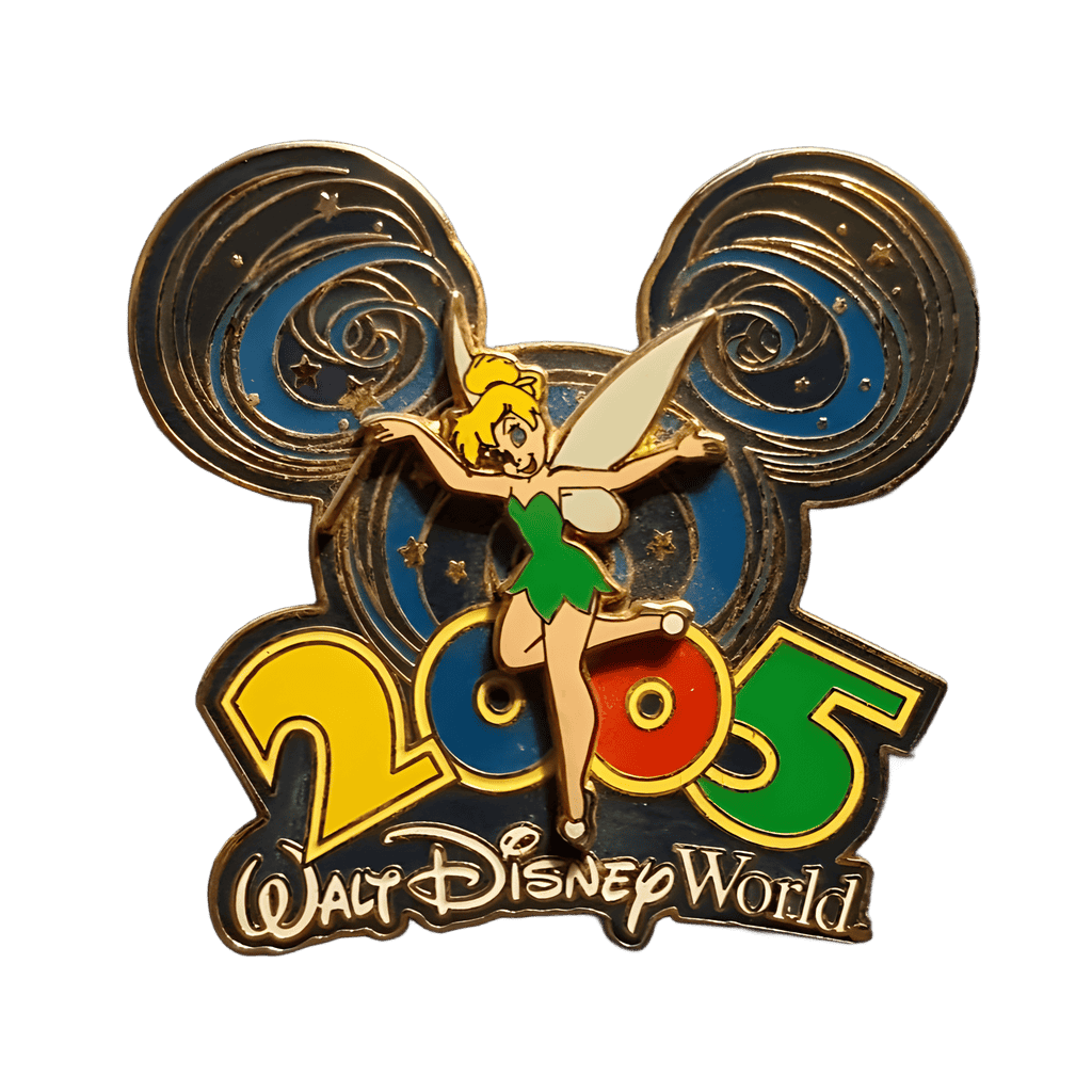 2005 Swirl Mickey Icon Logo (Tinker Bell) Disney pin
