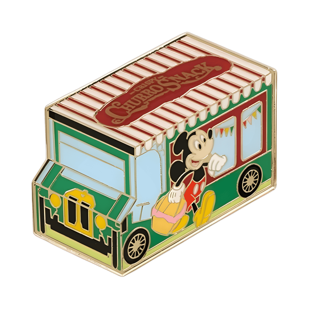 Crispy Churro Snack Pin Set - Vehicle Tin Disney pin