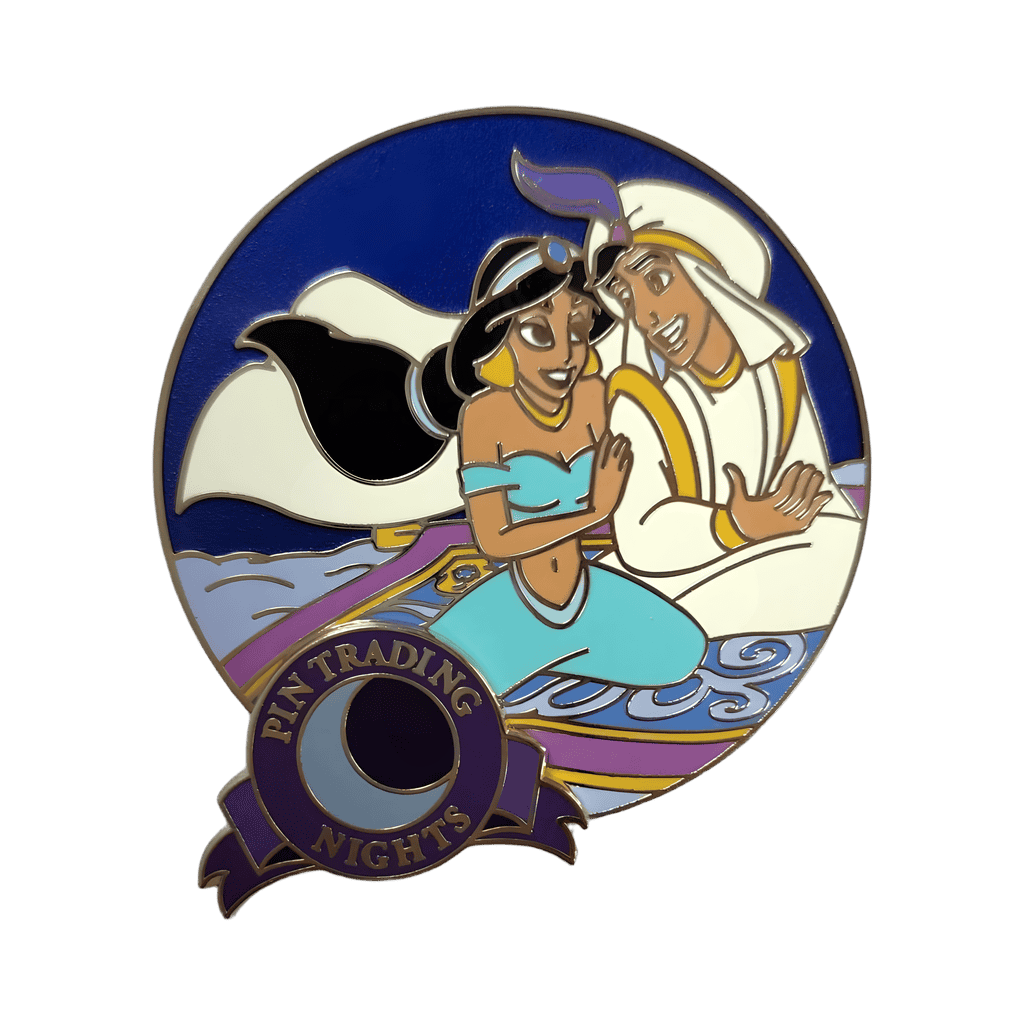 Jasmine and Aladdin Disney pin