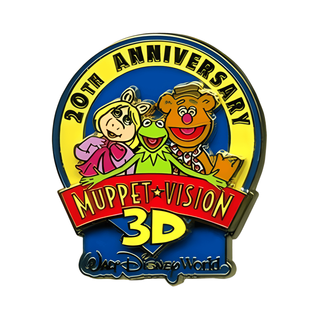 20th anniversary: Miss Piggy, Kermit and Fozzie Disney pin