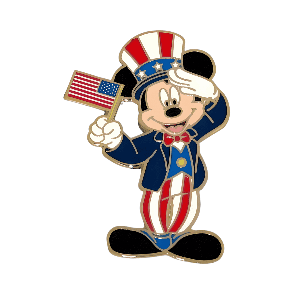 Uncle Sam Mickey Disney pin