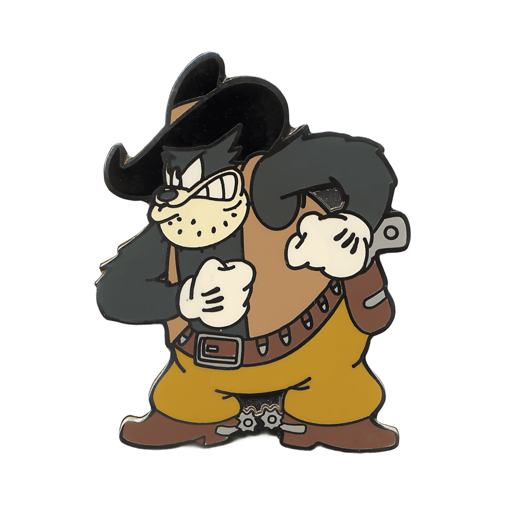 Two Gun Mickey - Pete Disney pin