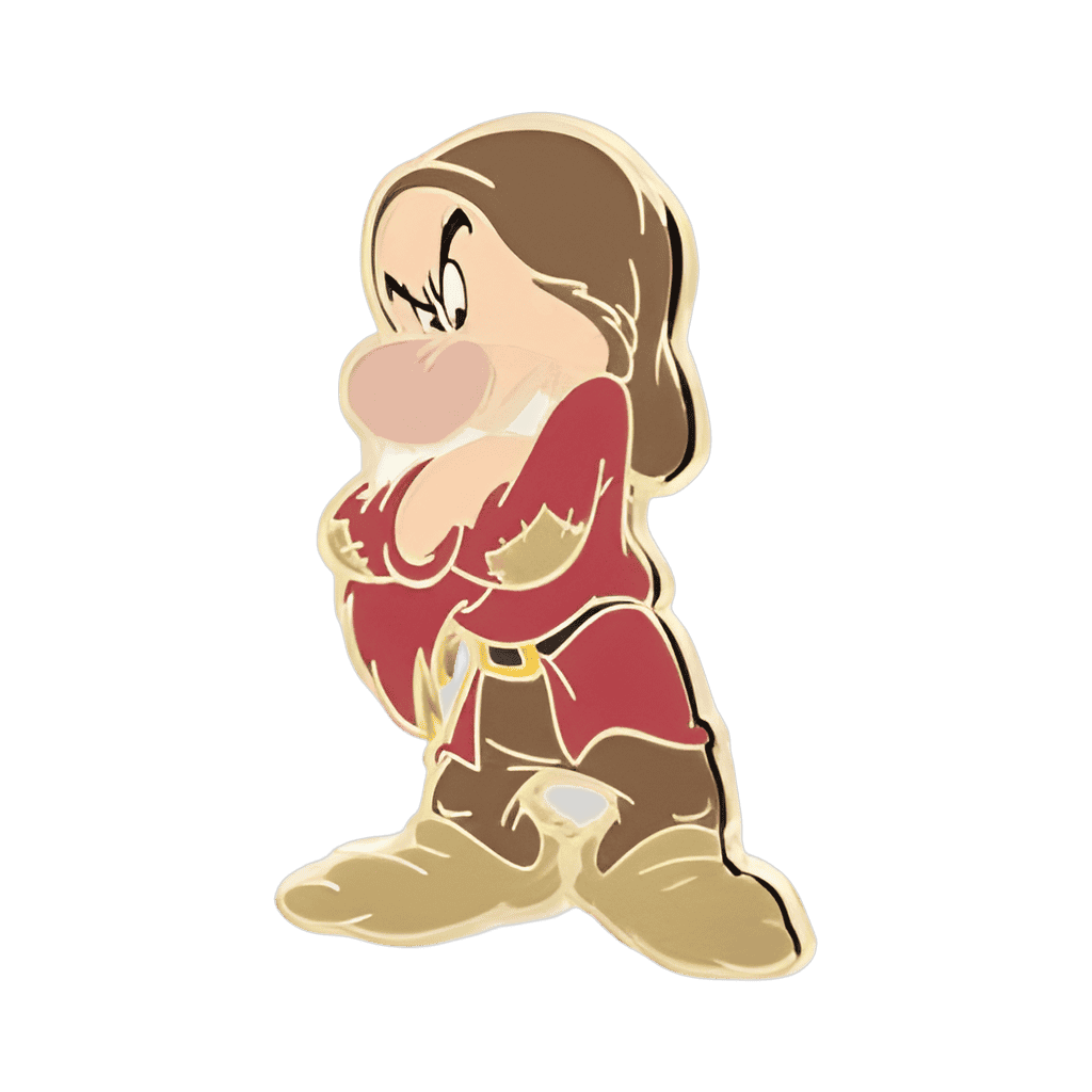 Grumpy Dwarf Disney pin