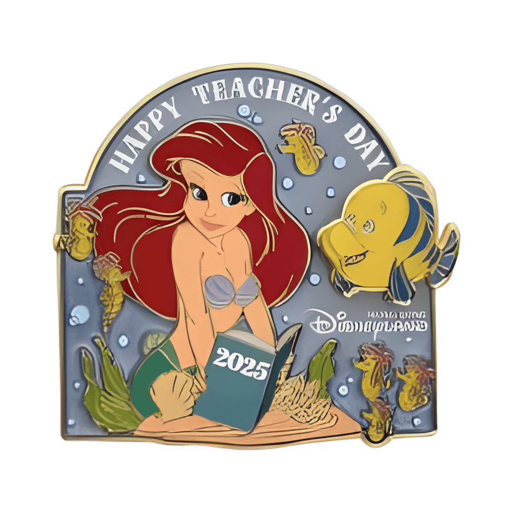 The Little Mermaid - Ariel and Flounder - Teacher's Day 2025 - HKDL Disney pin