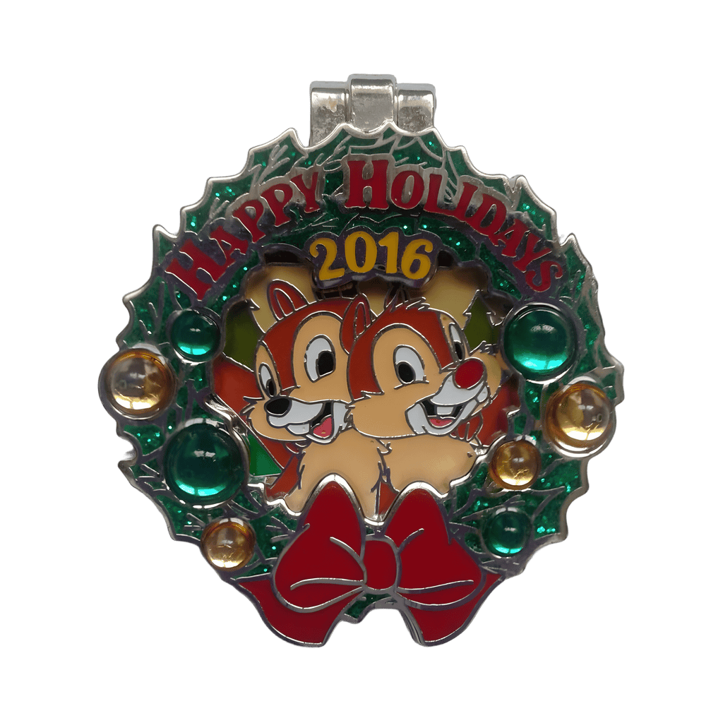 Fort Wilderness Resort & Campground - Chip & Dale Wreath Disney pin