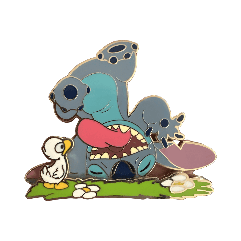 Mischievous - Stitch with Ducklings Disney pin