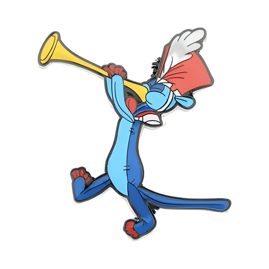 Woozle Playing Horn Disney pin