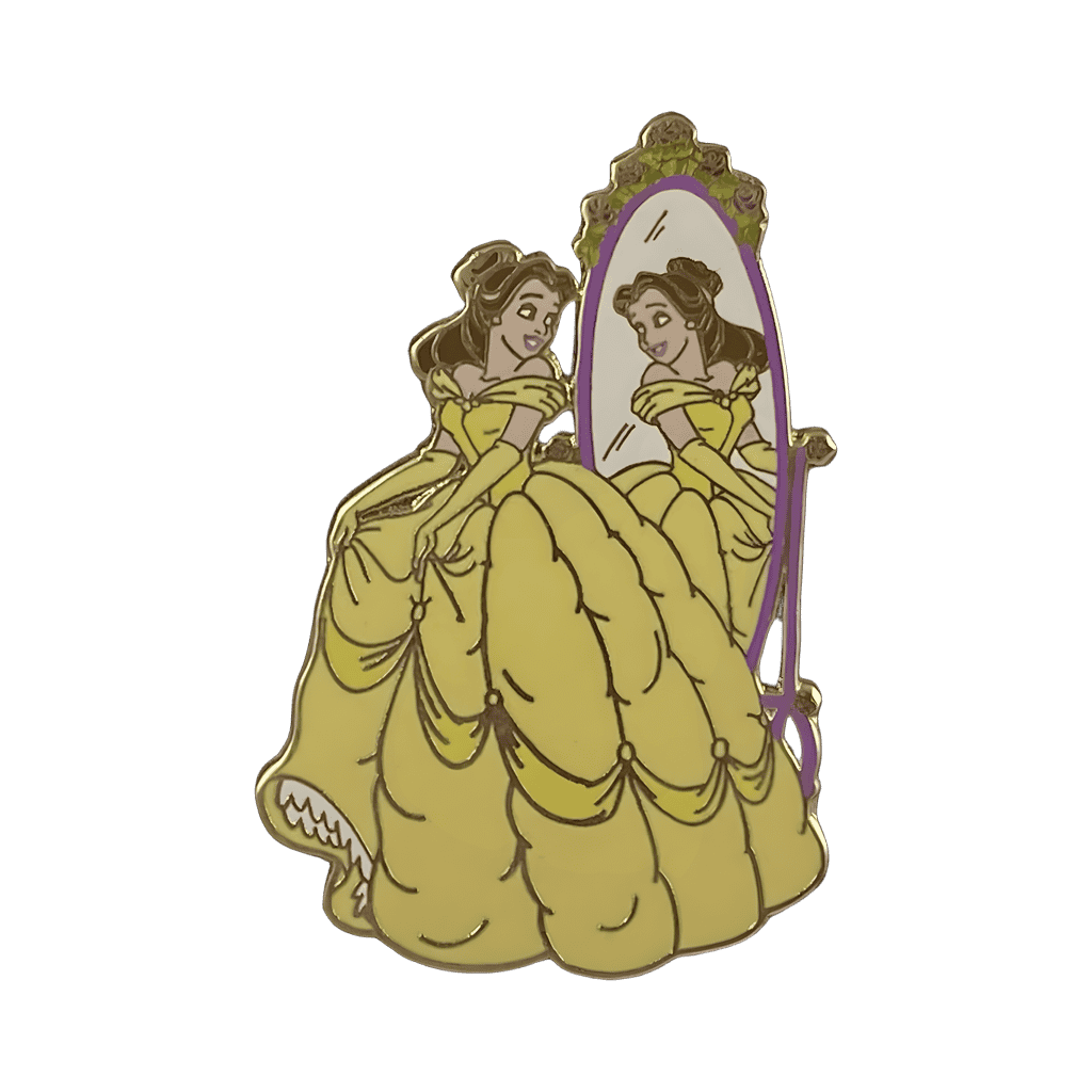 Belle Looking in Mirror Disney pin