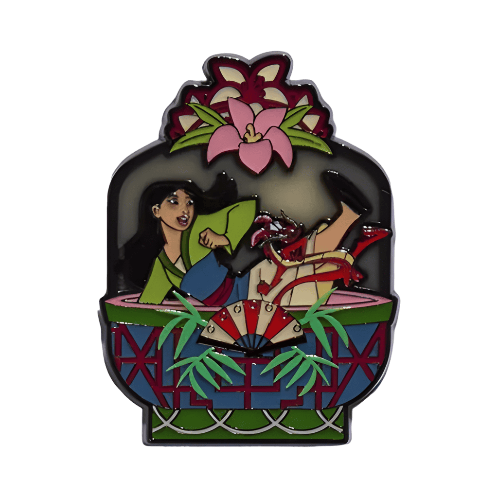 Mulan and Mushu Disney pin