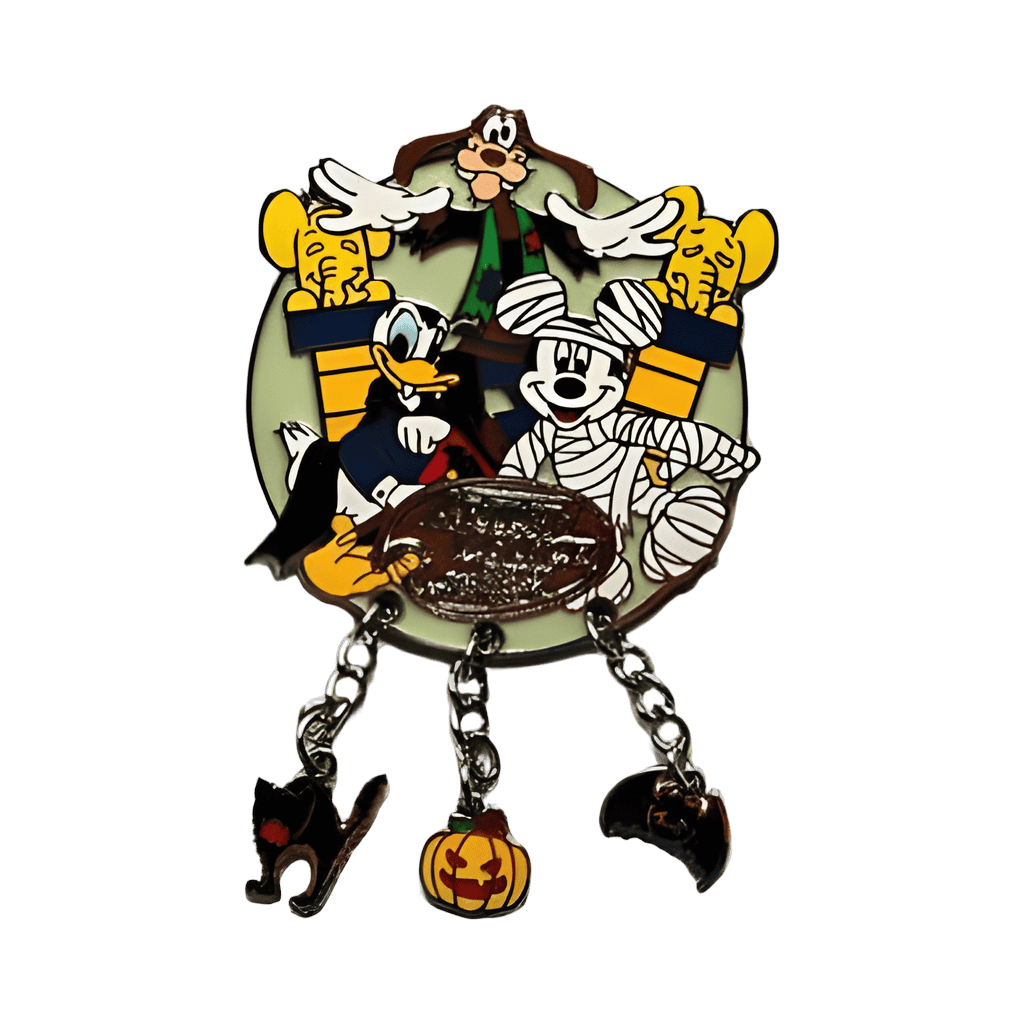 Haunted Hollywood Dangle - Mickey, Donald and Goofy Disney pin