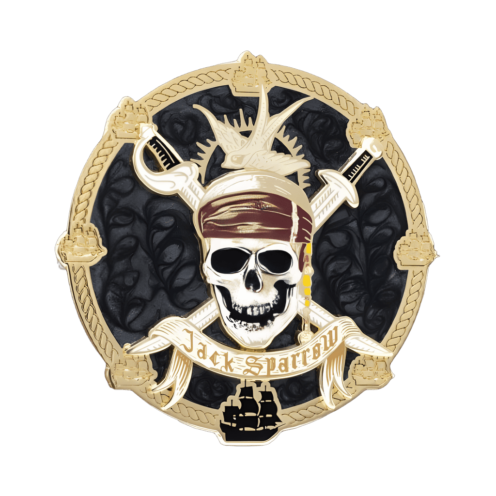 Gold Logo Disney pin