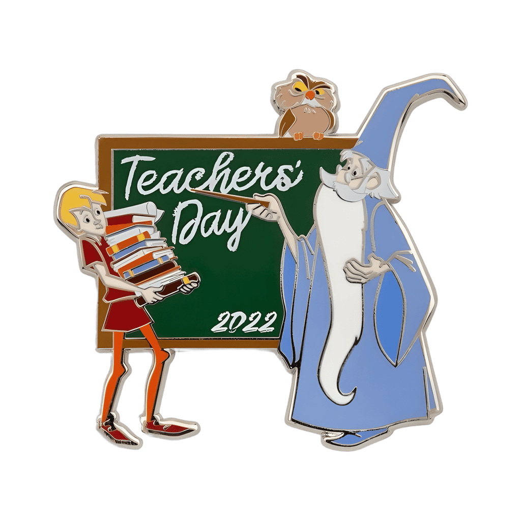 2022 - Merlin, Archimedes, and Wart Disney pin