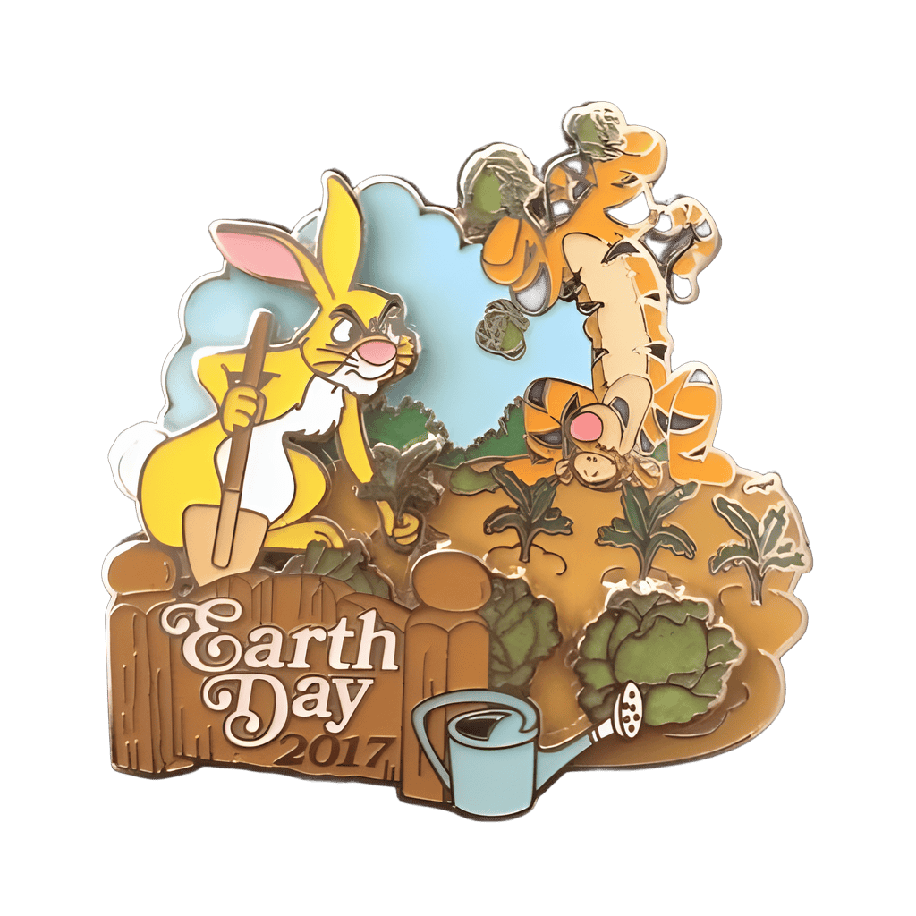 Earth Day 2017 with Rabbit & Tigger Disney pin