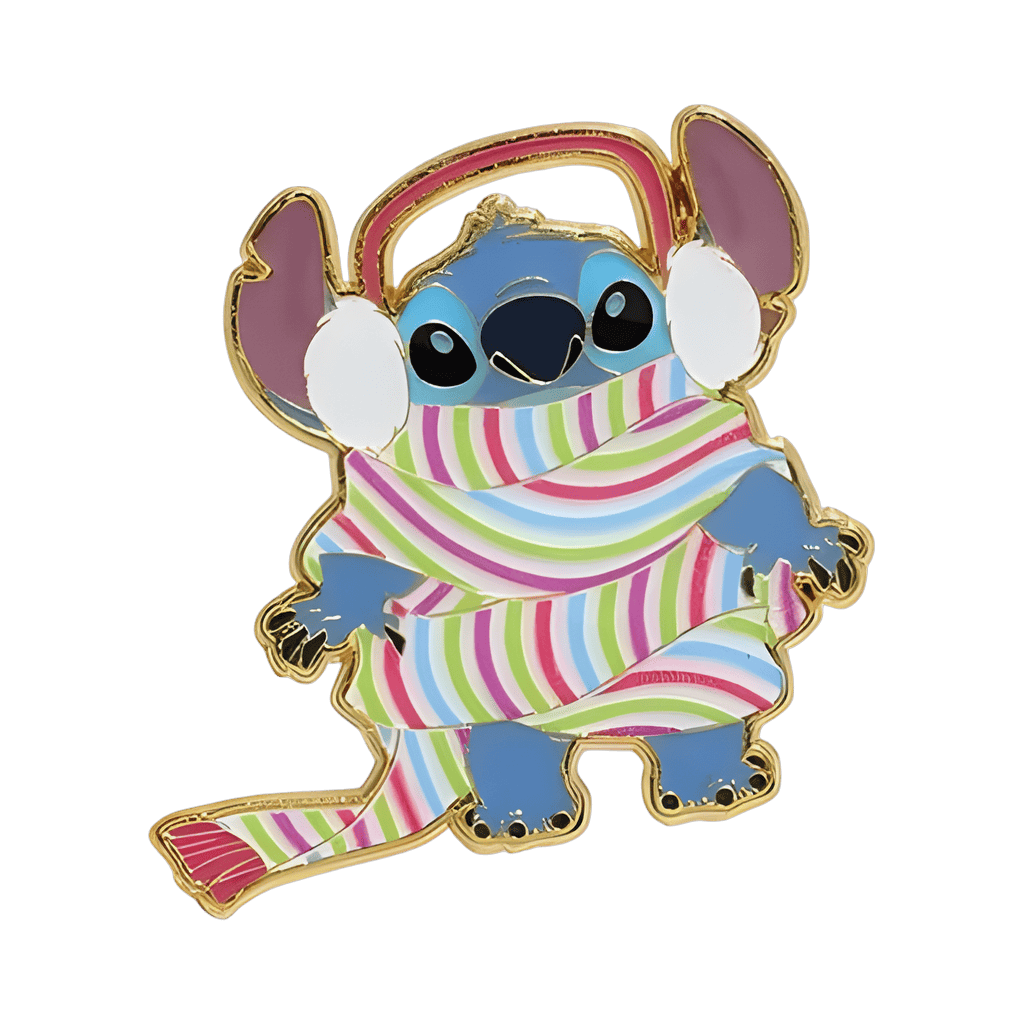 Stitch in Scarf Disney pin