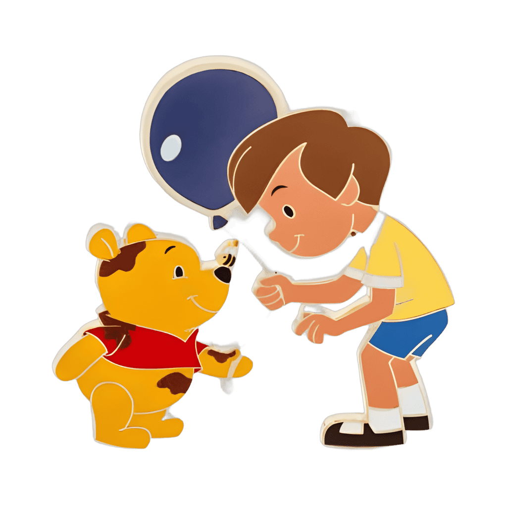 Plan to Retrieve Sweet Honey - Pooh and Christopher Robin Disney pin