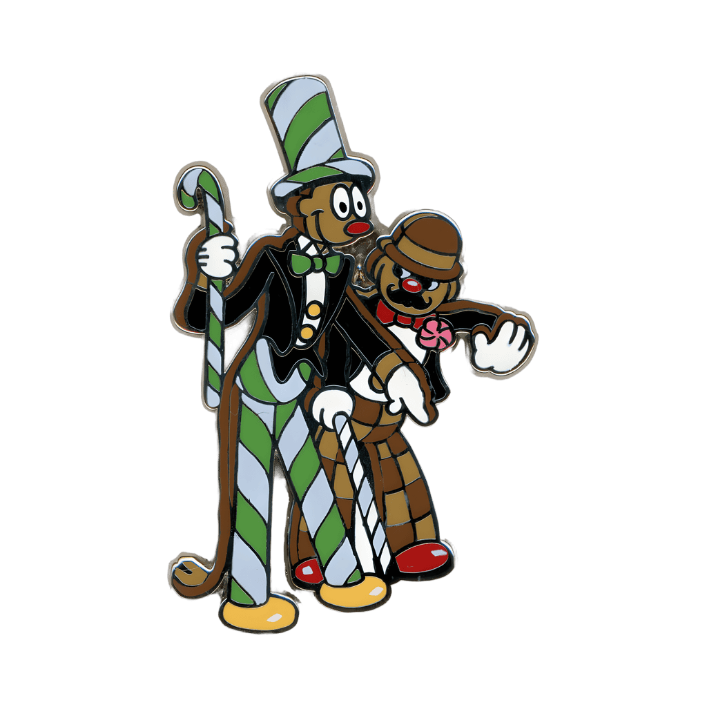 Dapper Gingerbread Gent and Judge Disney pin