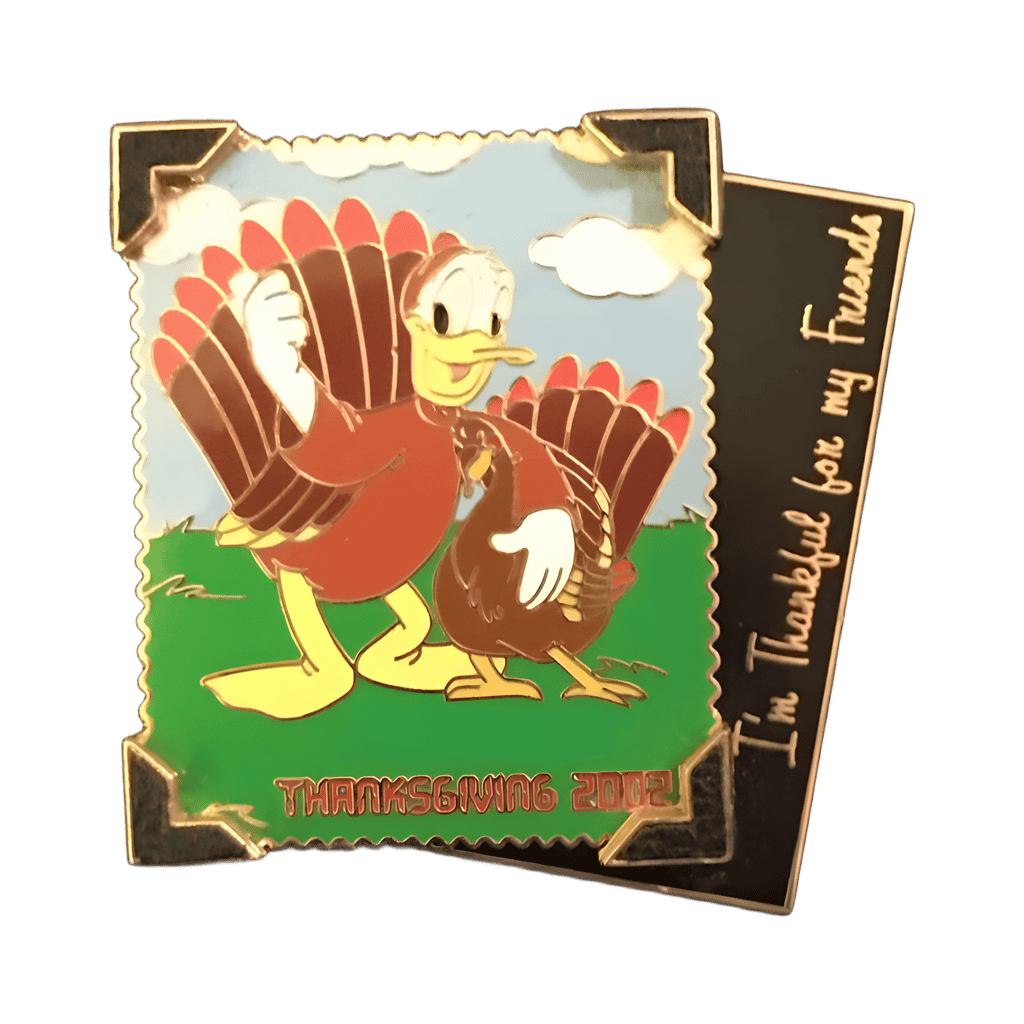 Donald thankful for friends Disney pin
