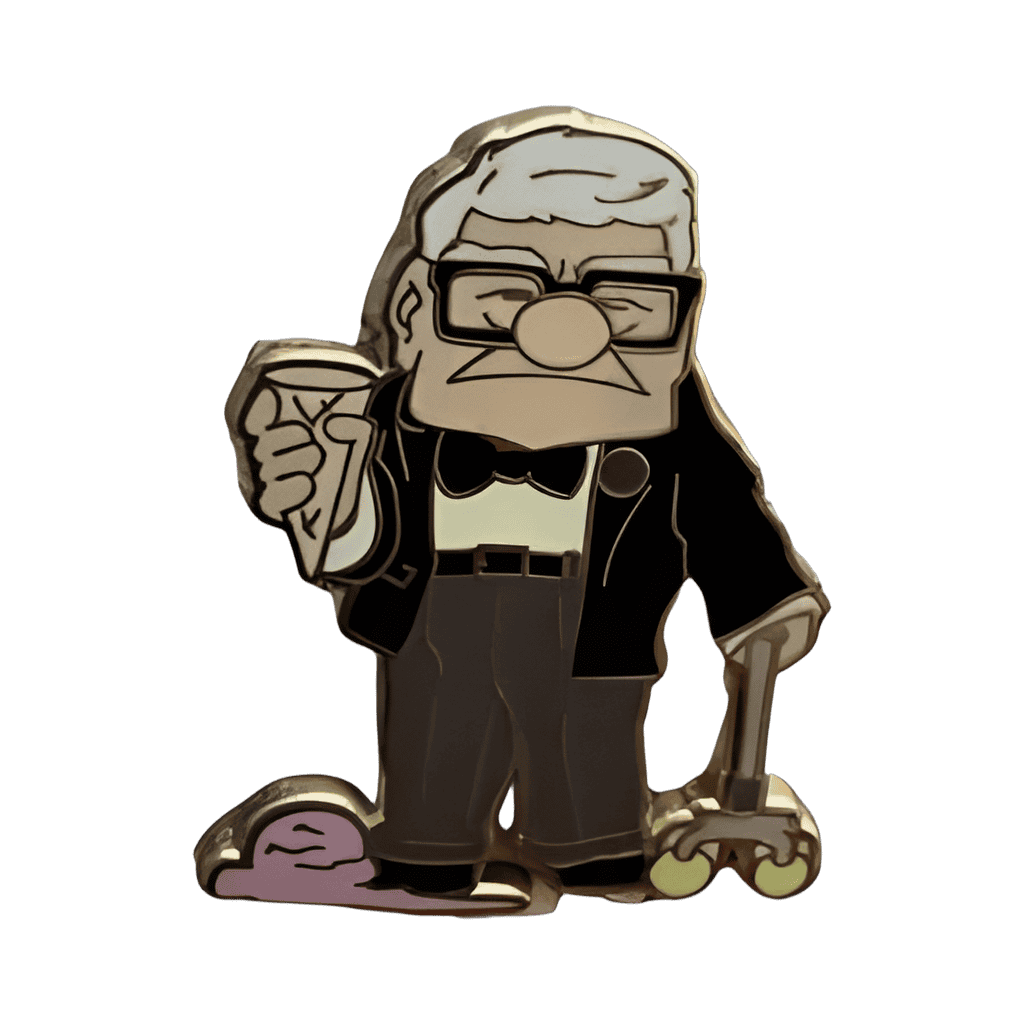 Carl Fredricksen Disney pin