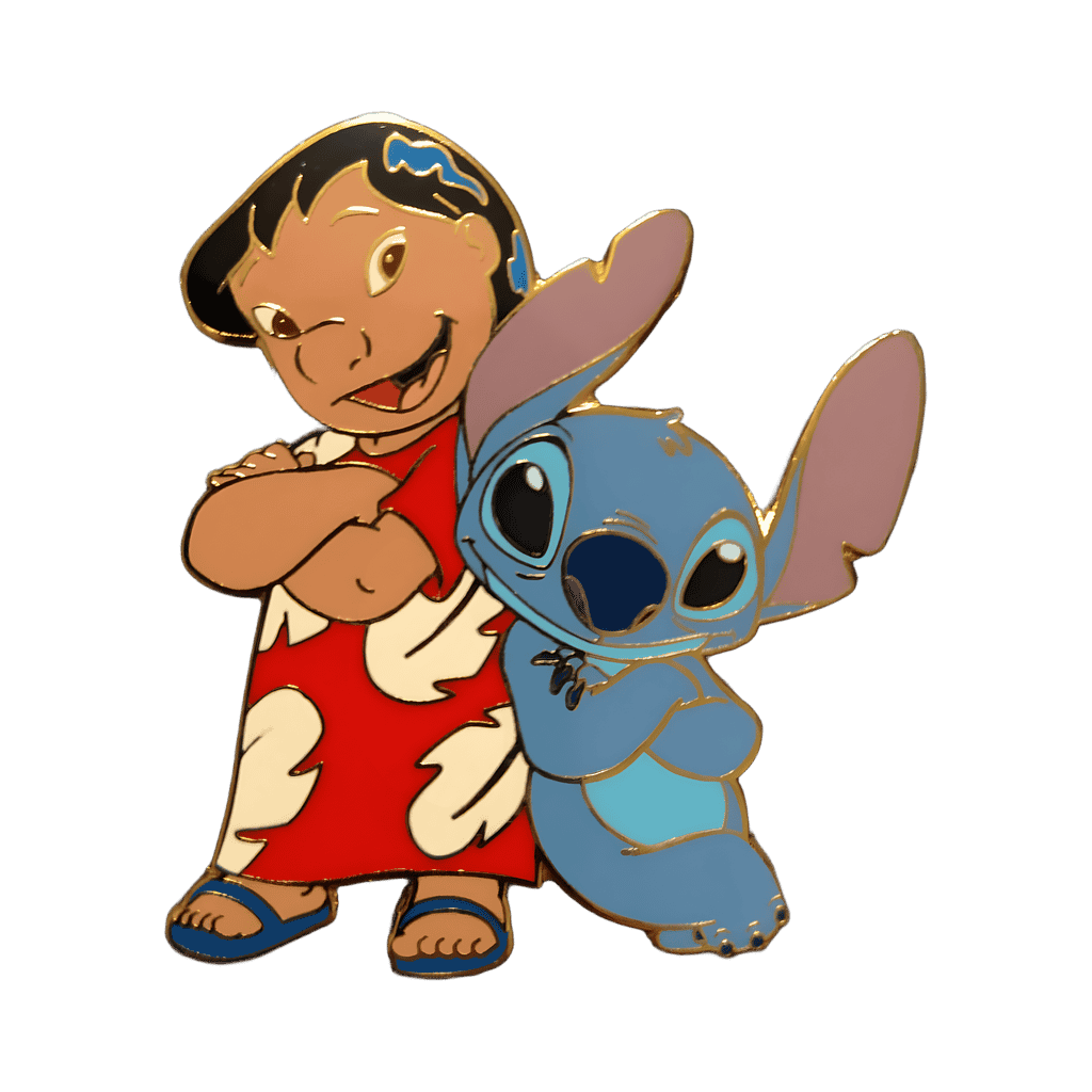 Lilo and Stitch Leaning Disney pin
