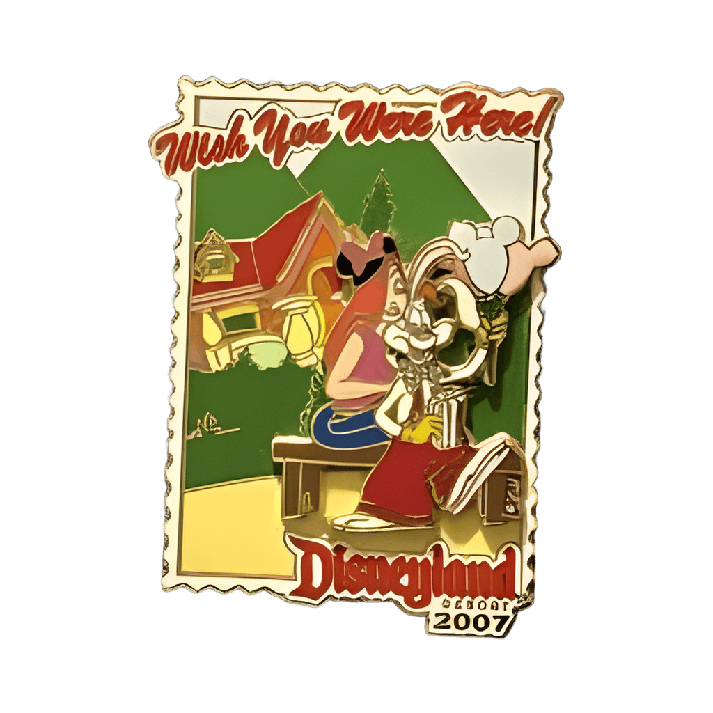 Jessica and Roger Rabbit at Toontown Disney pin