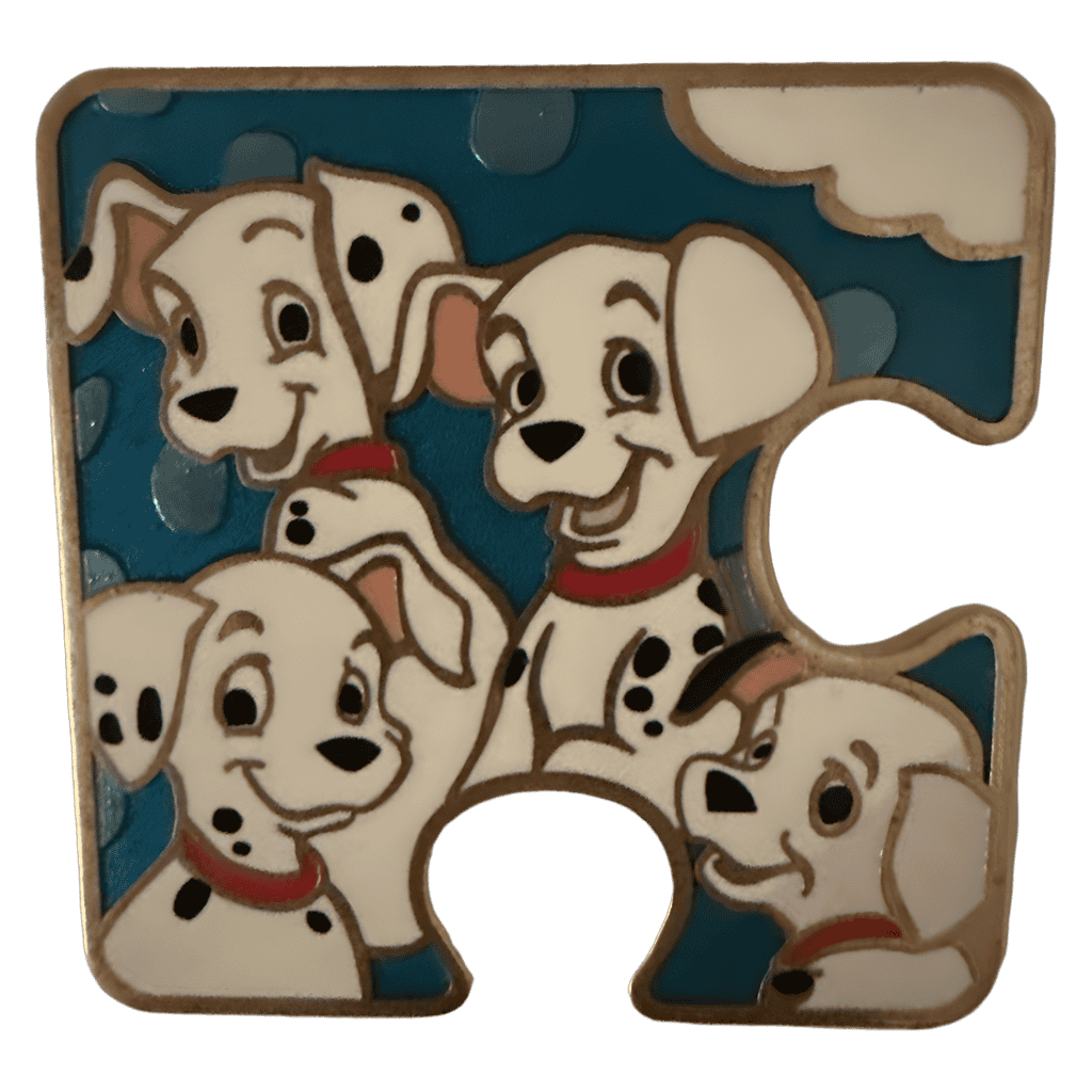 101 Dalmatians Character Connections Puzzle Piece Disney pin