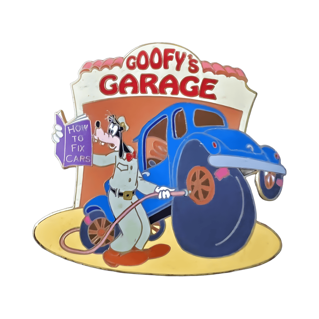 Goofy's Garage Disney pin
