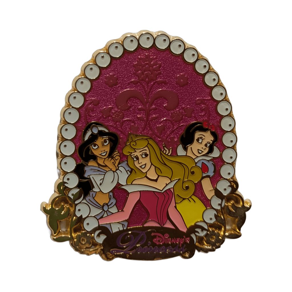 Princesses: Snow White, Aurora, Jasmine Disney pin