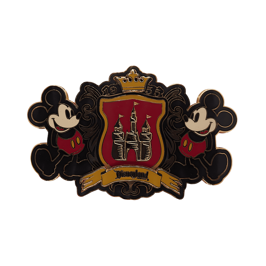 1955 Disneyland Castle Crest Jumbo Disney pin