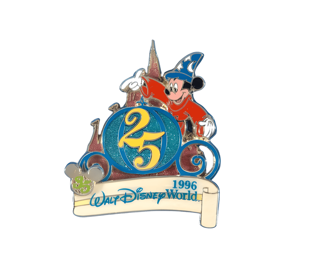1996 - Sorcerer Mickey 25th Anniversary of Walt Disney World Disney pin