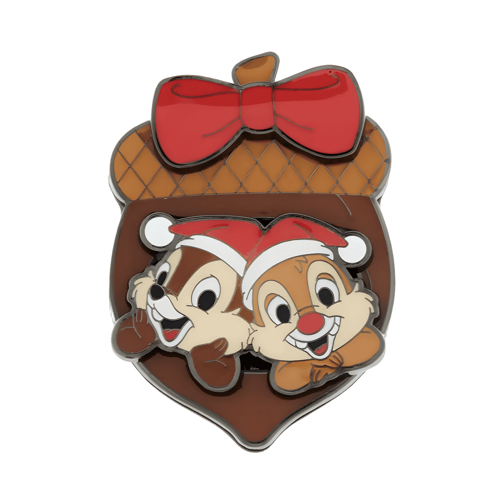 Chip 'N' Dale Holiday Acorn Disney pin