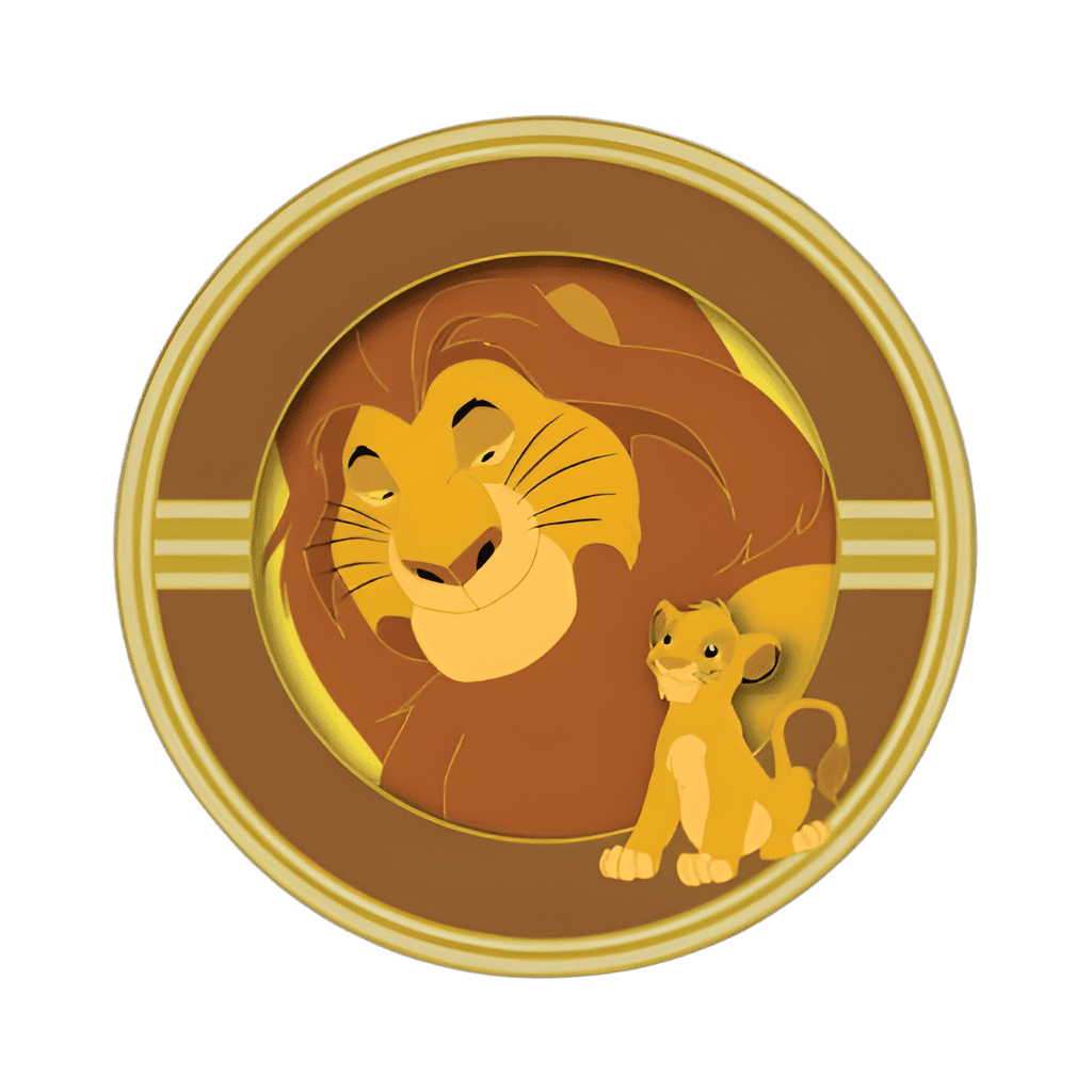 Mufasa & Simba Disney pin