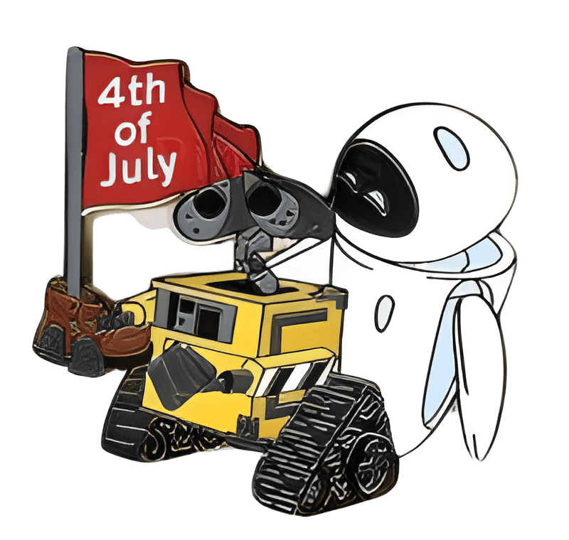 Wall-E and Eve Disney pin