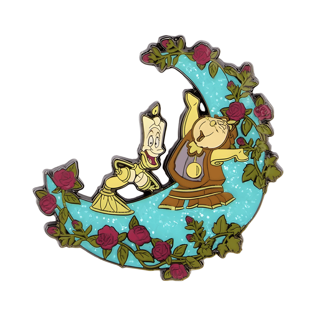 Lumiere and Cogsworth Disney pin