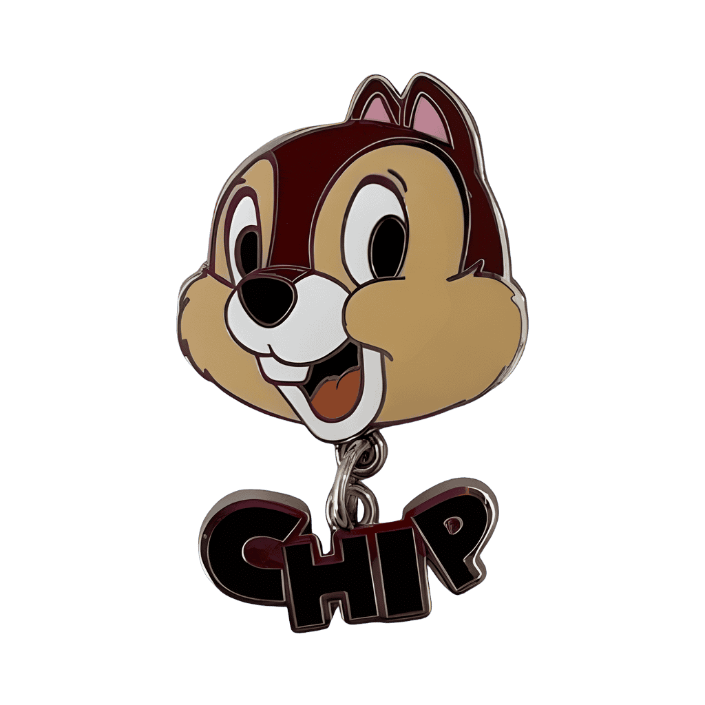 Chip Name Dangle Disney pin