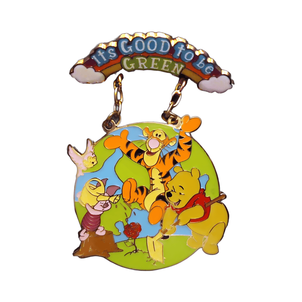 It's Good to Be Green - Pooh and Friends Dangle Disney pin
