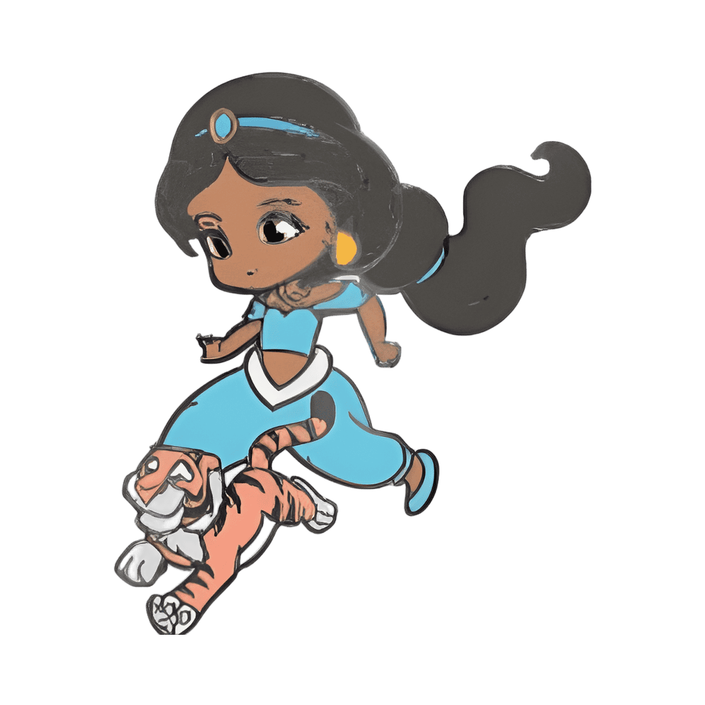 Jasmine & Rajah Disney pin