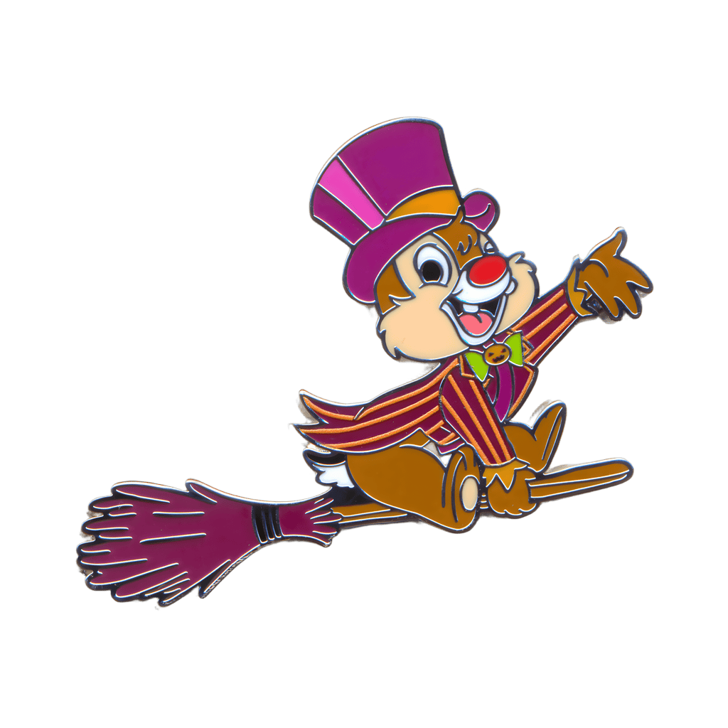 Fancy Dale on Broom Disney pin