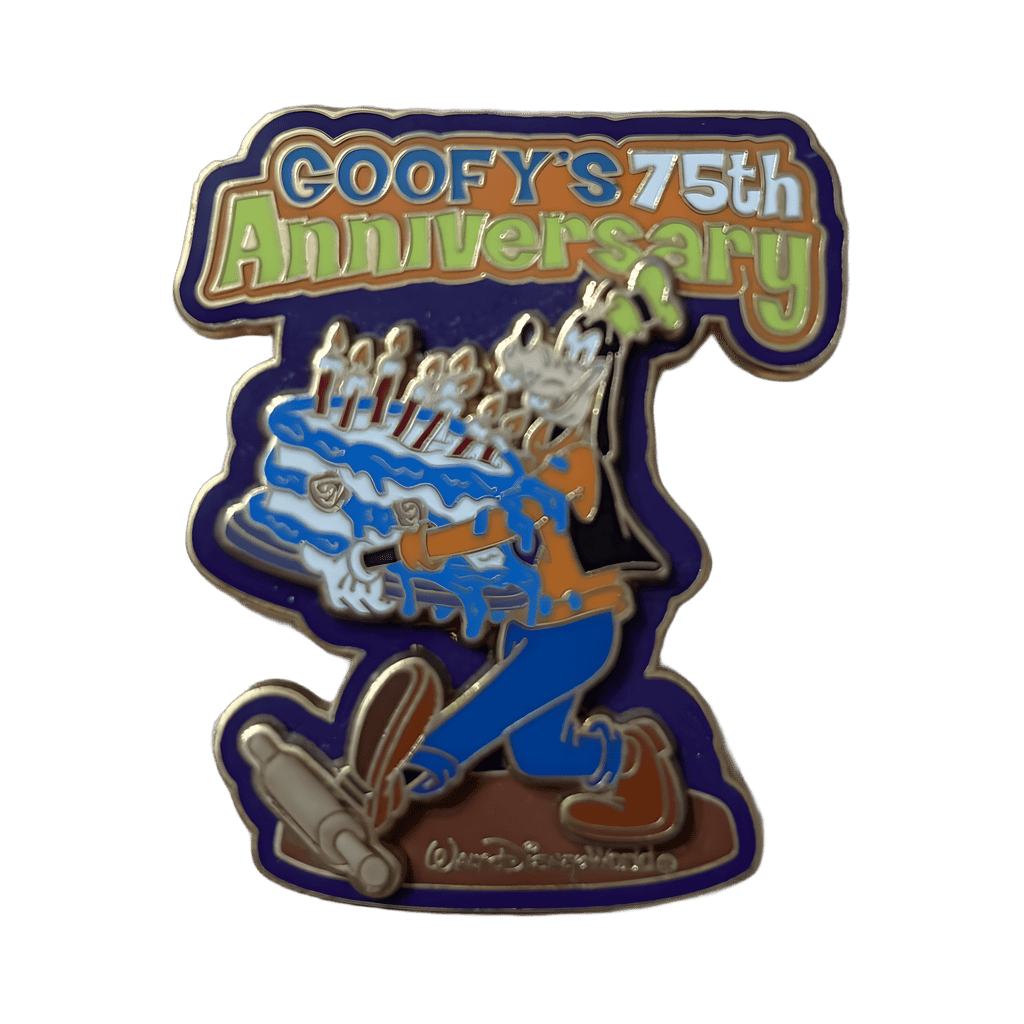 Goofy 75th Anniversary Disney pin