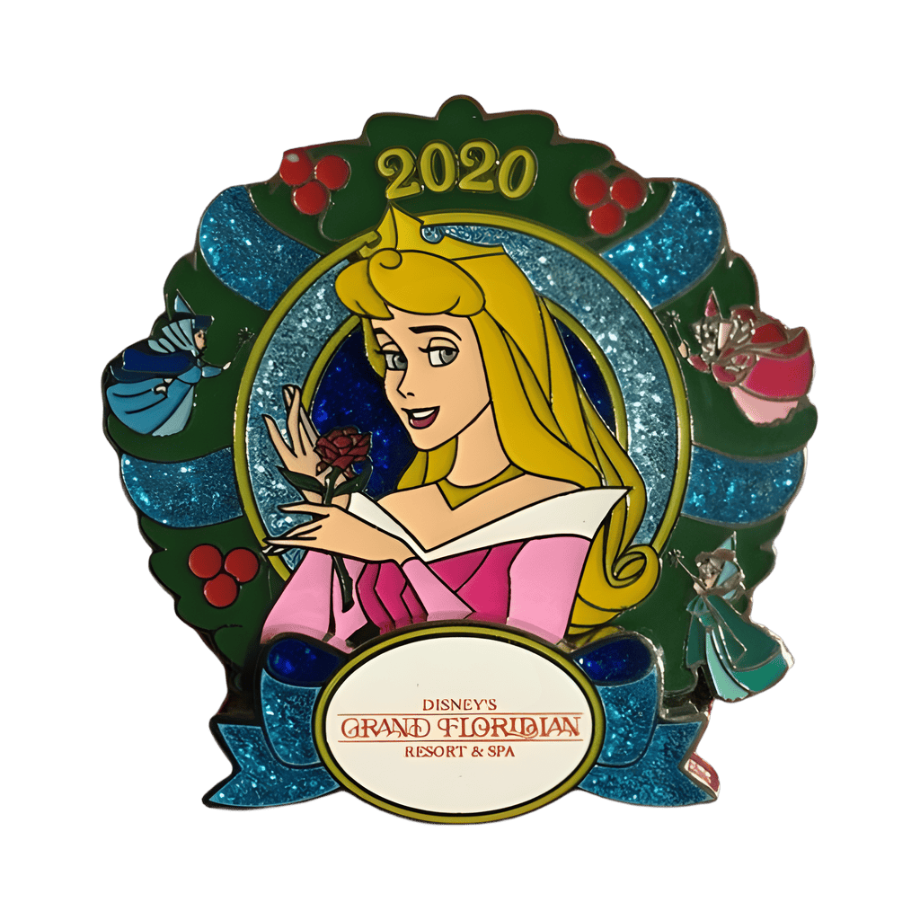 Grand Floridian Resort & Spa - Aurora Wreath Disney pin