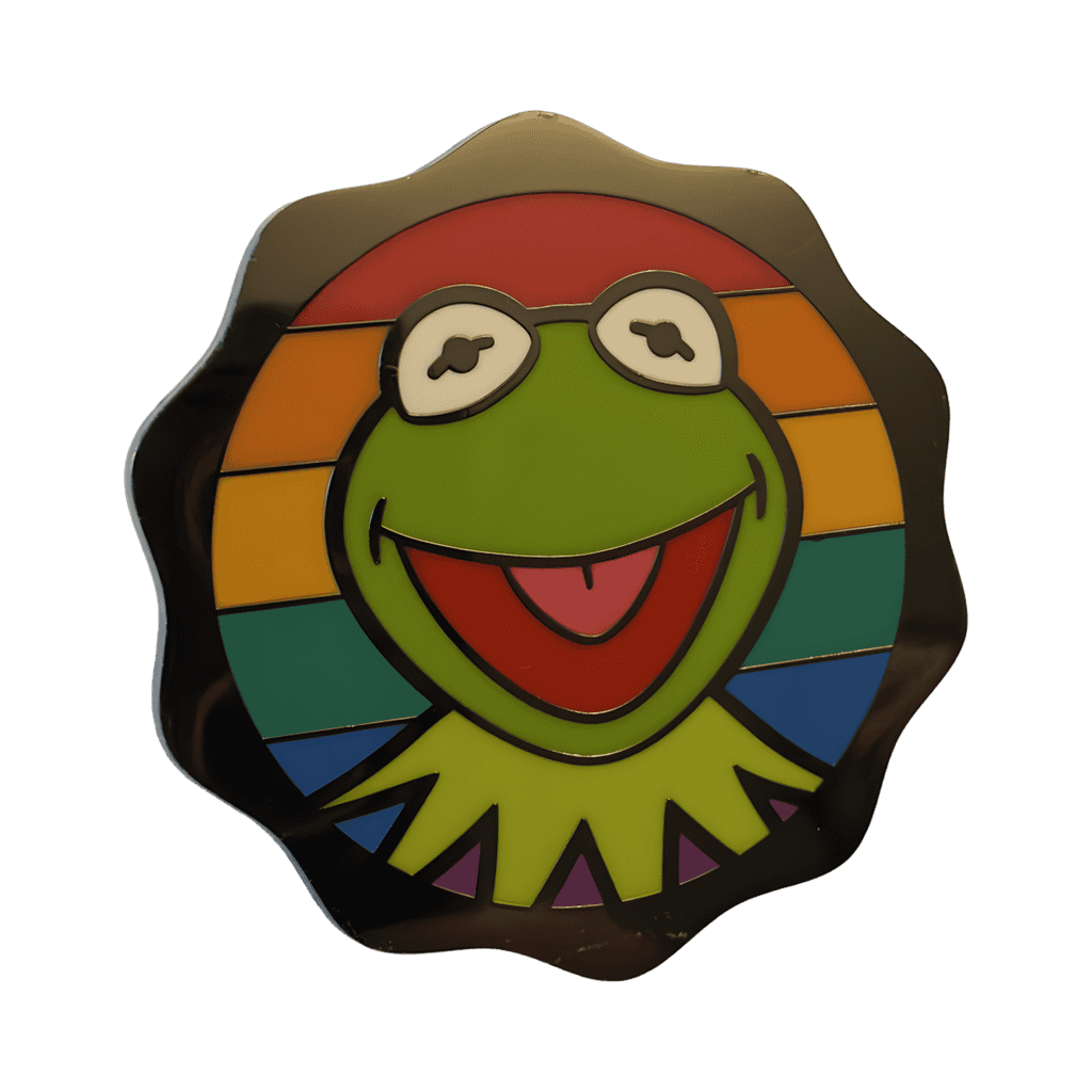 Kermit the Frog Rainbow Pride Pin Disney pin